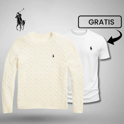 Luxus-Strickpullover + GRATIS T-Shirt 🎁
